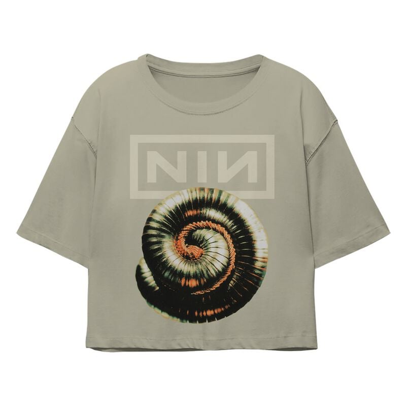 Nine Inch Nails T-Shirt Closer to god S to 3XL for Women olive