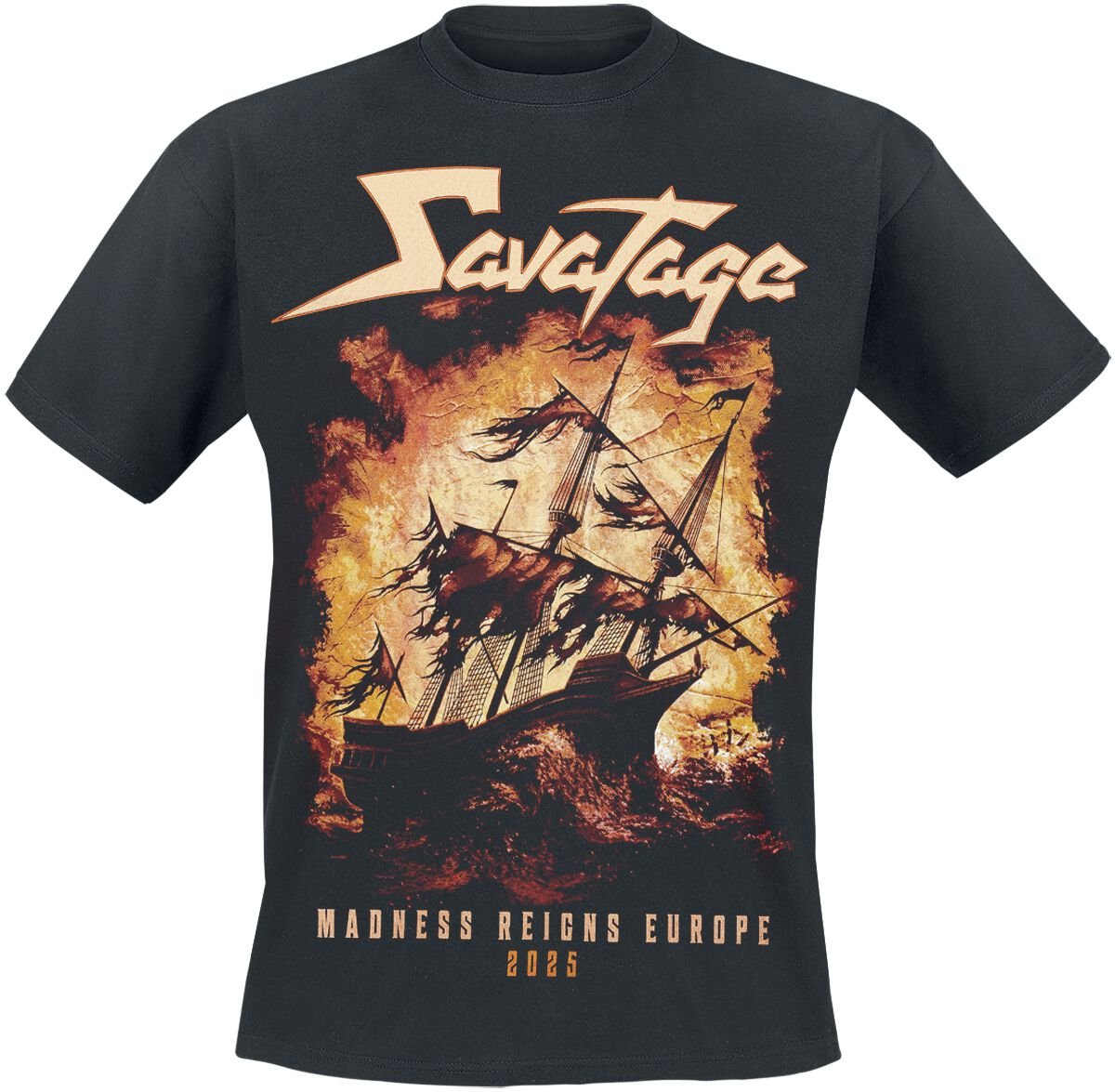 Savatage T-Shirt Magellan Tour 2025 M to 4XL for Men black