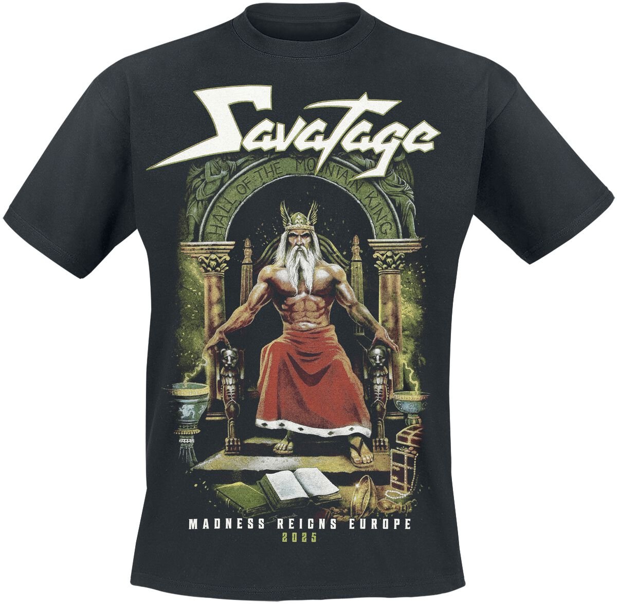 Savatage T-Shirt Hotmilk Tour 2025 S to 4XL for Men black
