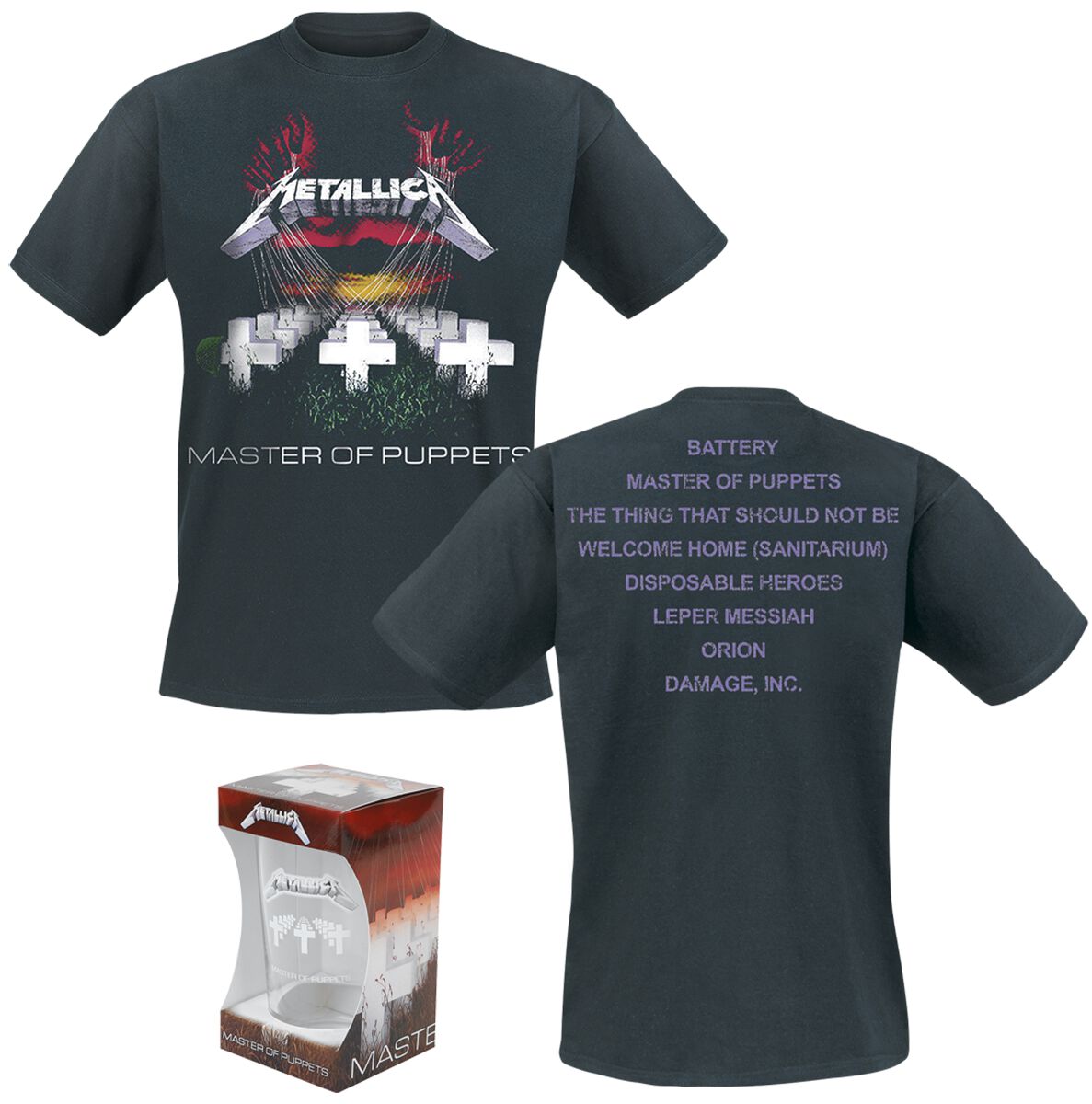 Metallica T-Shirt Fan Bundle S to 5XL for Men black