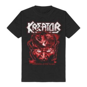Kreator T-Shirt Krushers of the World Demon Head S to 3XL for Men black
