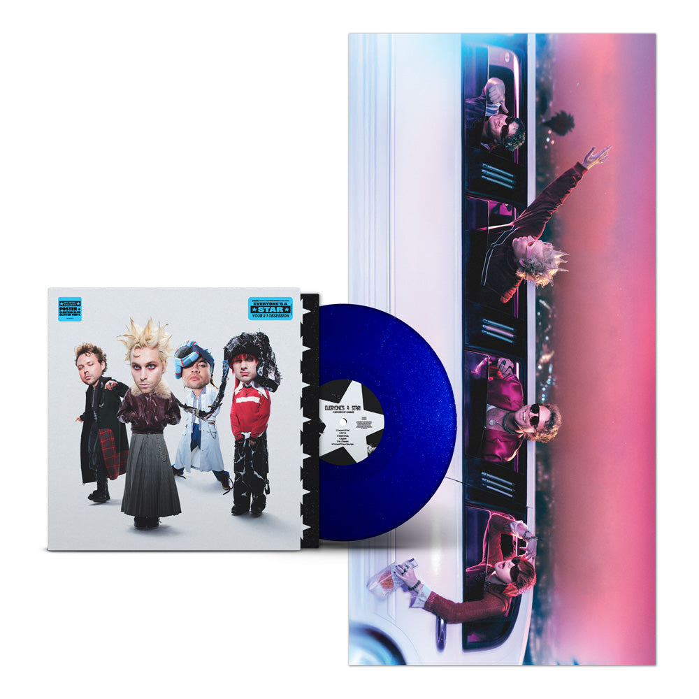 New Vinyl Everyone's A Star! Indies blue vinyl + exclusive poster *PRE by 5 Seconds Of Summer