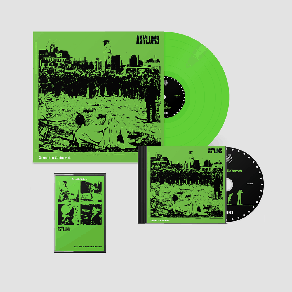 Genetic Cabaret Green + CD + Cassette by Asylums