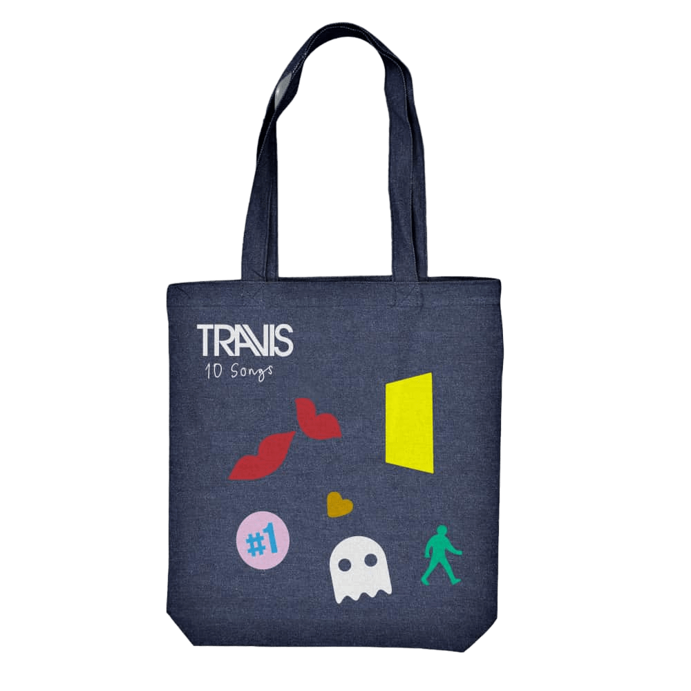 Album Denim Tote Bag by Travis