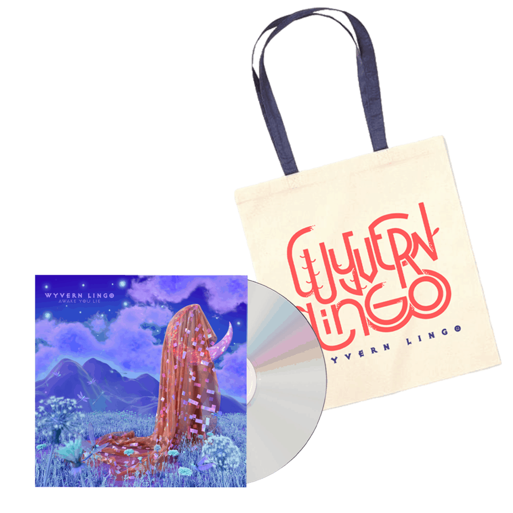 Awake You Lie CD + Tote Bag by Wyvern Lingo