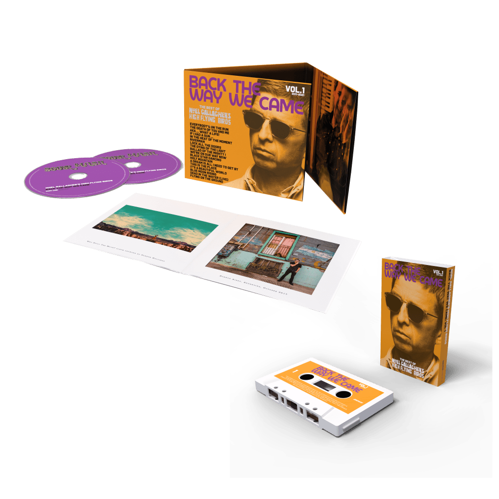 Back The Way We Came: Vol 1 (2011 - 2021) Standard 2CD + Cassette (Exclusive) by Noel Gallagher's High Flying Birds