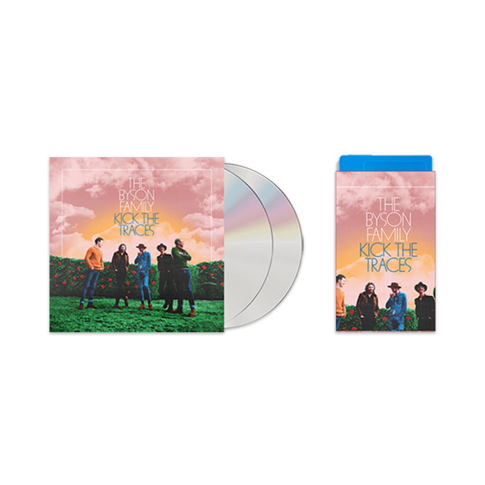 Kick The Traces (Extended Version) CD + Blue Cassette by The Byson Family