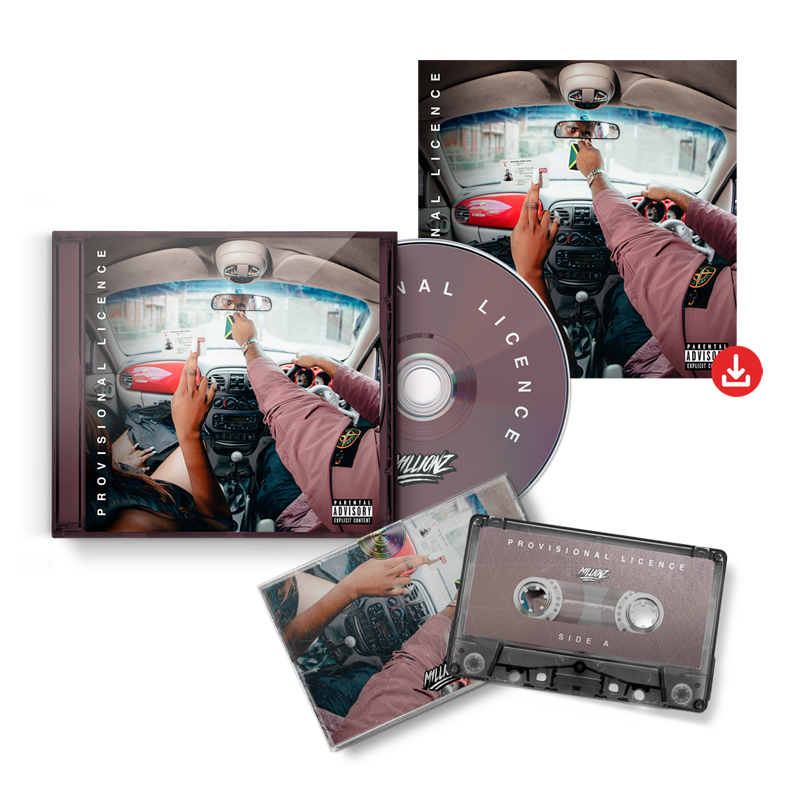 Provisional Licence CD + Cassette + Digital Album by M1llionz