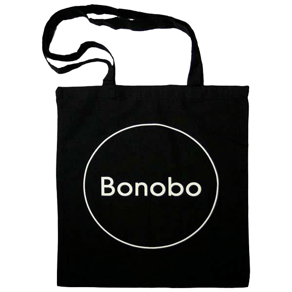 Black Bonobo Logo Tote by Bonobo