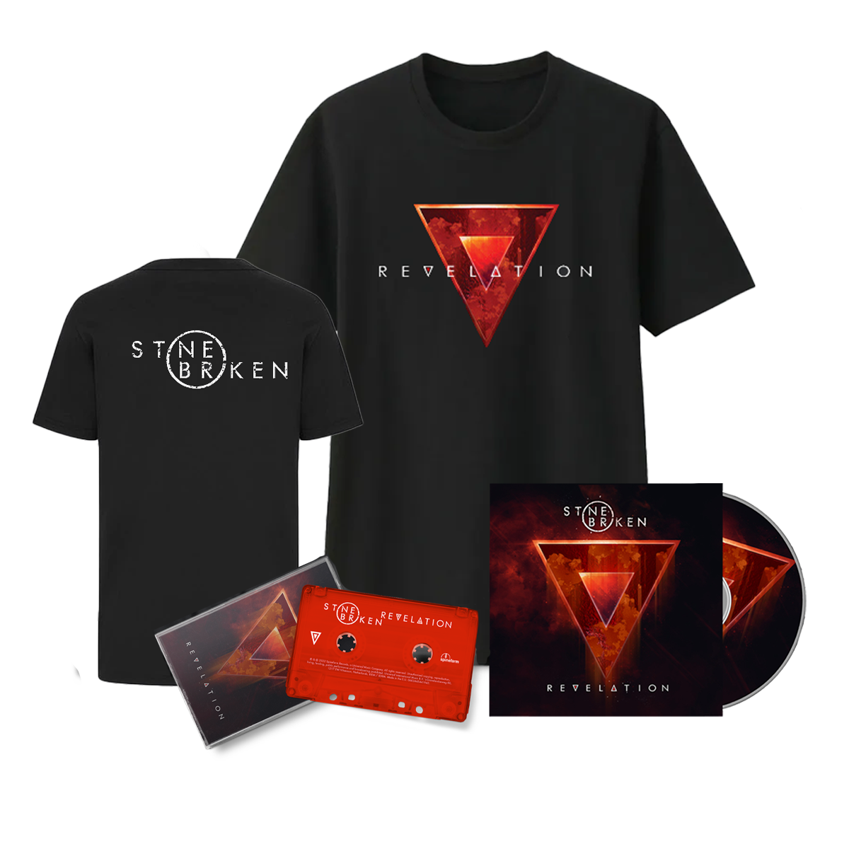 Revelation Deluxe CD + Cassette + T-Shirt by Stone Broken