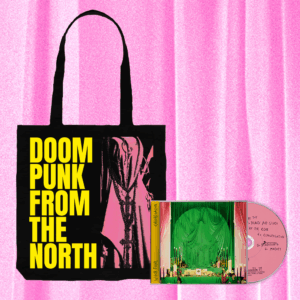 Congregation CD, Doom Punk Heavy Canvas Totebag by Witch Fever