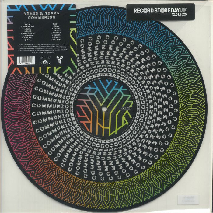 New Vinyl Communion (Record Store Day RSD 2025) by Years & Years