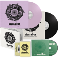 Where The Wild Things Grow Lilac Vinyl + Lily Edition Black Heavyweight Vinyl + CD + Sunflower Cassette by Starsailor