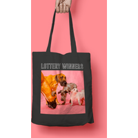 Black Tote Bag - The Lottery Winners