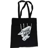 Black Canvas Tote Bag - The Heavy