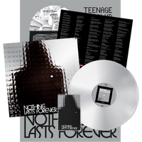 Nothing Lasts Forever Silver Colour Vinyl (Signed) + Cassette + Poster by Teenage Fanclub