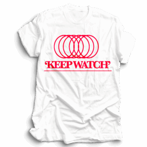 Keep Watch White T-Shirt by Tigercub