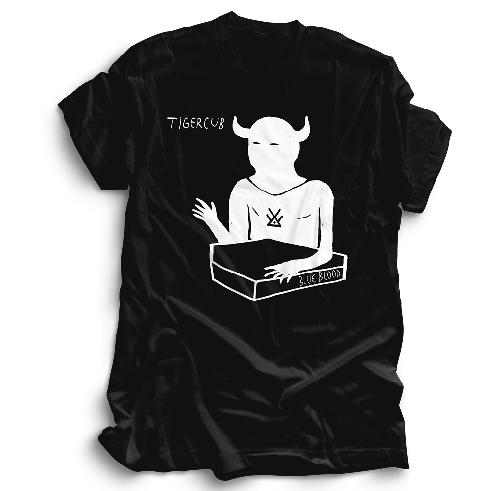 Blue Blood Black T-Shirt by Tigercub