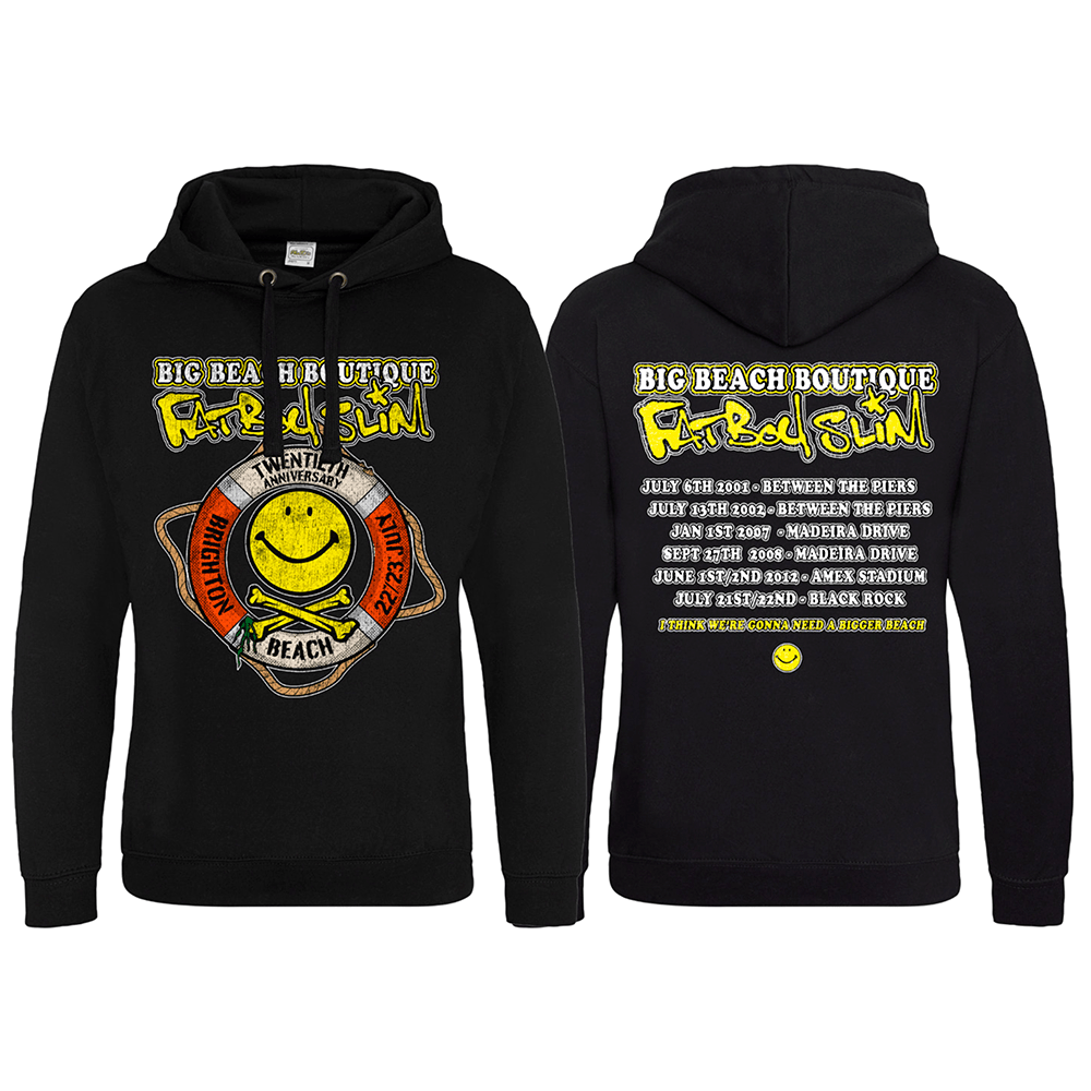 Big Beach Boutique Navy Hoody by Fatboy Slim