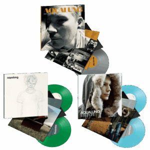 Dead Letters Store Exclusive Silver Colour Vinyl, Aqualung Store Exclusive Light Green Colour Vinyl, Still Life Store Exclusive Curacao Colour Vinyl + Signed Art Print by Aqualung