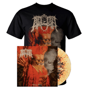 Black Blood Splatter Vinyl + T-Shirt - Abduction