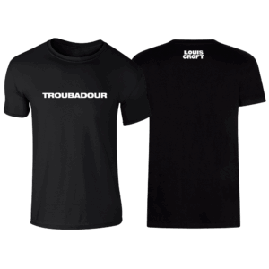 Black Troubadour T-Shirt - Louis Croft