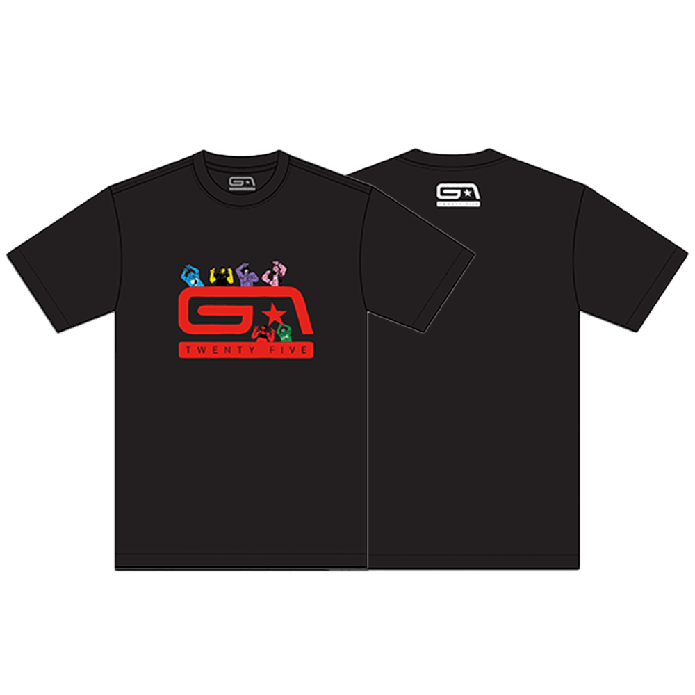 Black/Red Twenty Five T-Shirt by Groove Armada