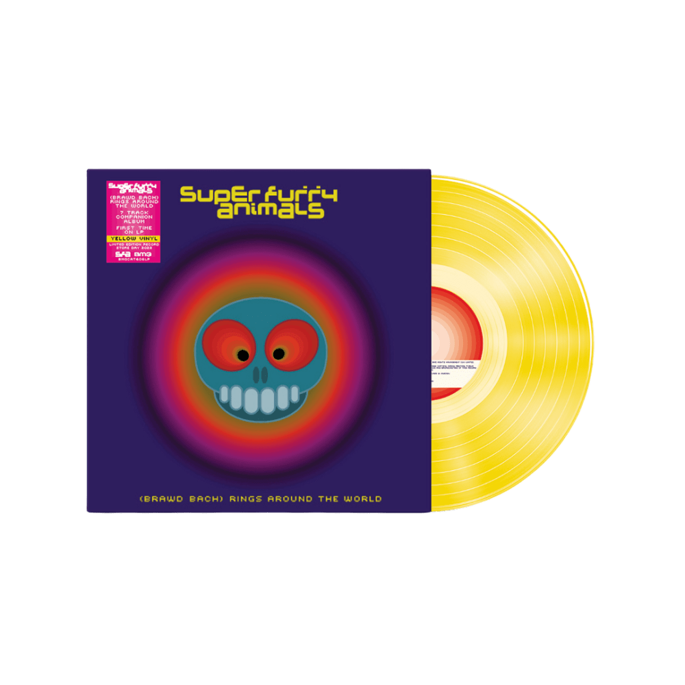 Rings Around The World, B-Sides RSD 22 Yellow Vinyl by Super Furry Animals