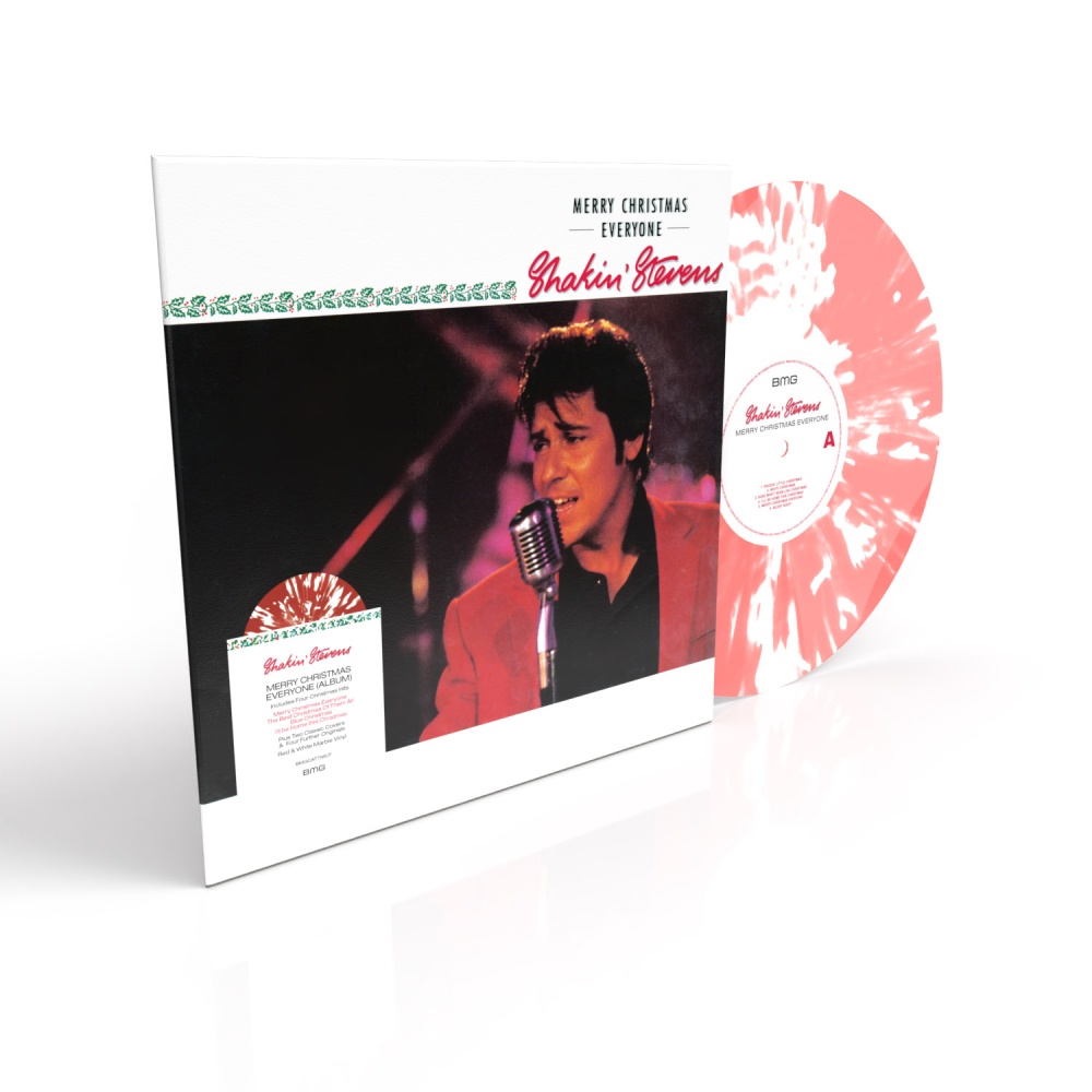 Merry Christmas Everyone - The Album (Red & White Marble Vinyl) Vinyl by Shakin' Stevens