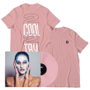 TWENNIES BABY PINK COLOUR VINYL (W/ SIGNED POSTER) + "2 COOL 2 TRY"" T-SHIRT BUNDLE" by Dragonette