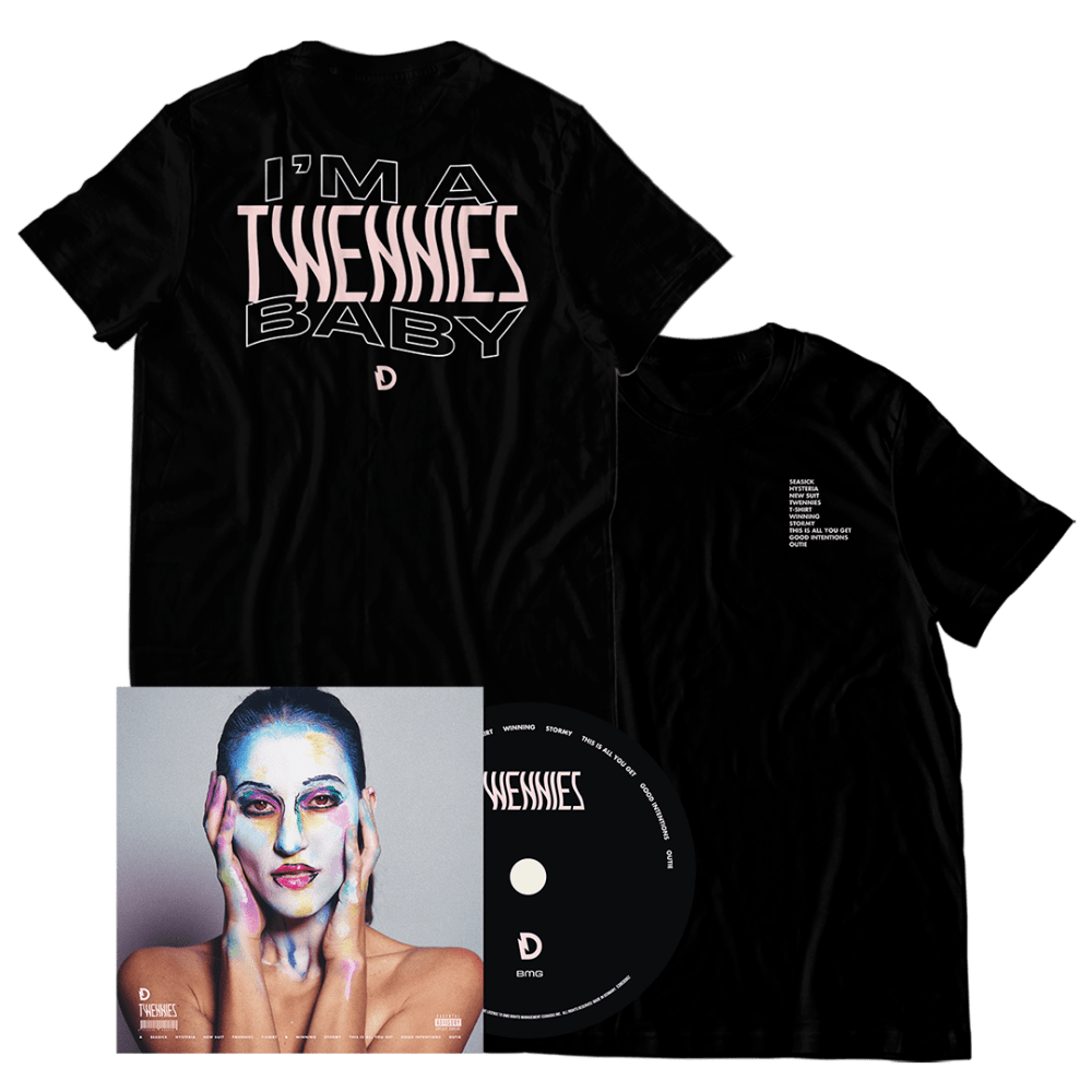 TWENNIES BABY CD + "I'M A TWENNIES BABY"" T-SHIRT BUNDLE" by Dragonette