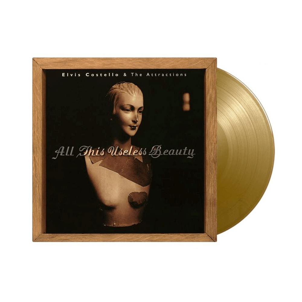 All This Useless Beauty Gold Heavyweight Vinyl by Elvis Costello & The Attractions
