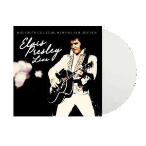 Mid-South Coliseum, Memphis, 5th July 1976 White Double Heavyweight Vinyl by Elvis Presley