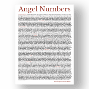 Angel Numbers Tea Towel by Hamish Hawk