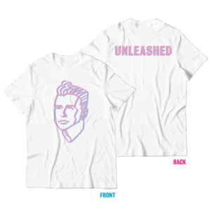 Unleashed T-Shirt White by Holly Johnson