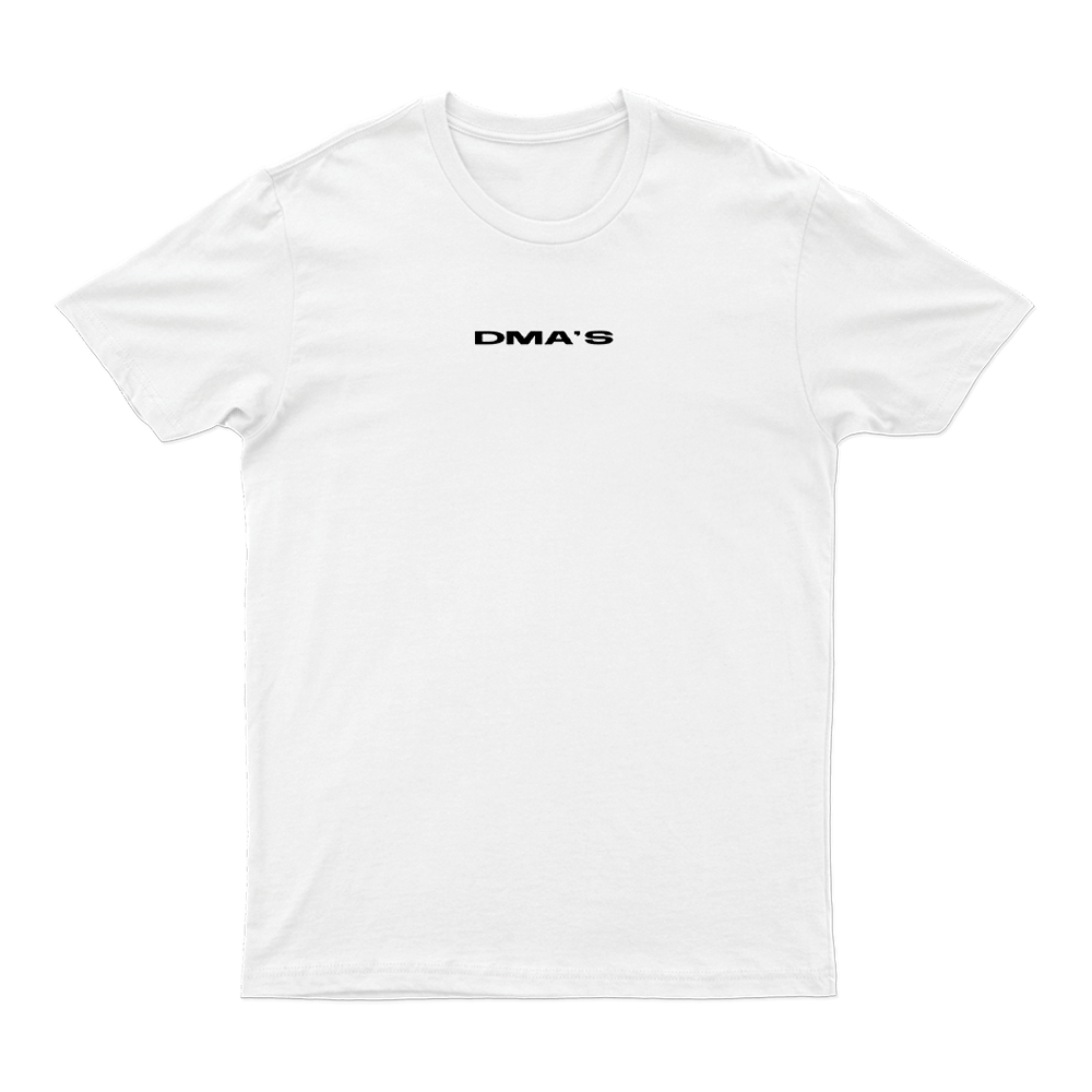 Crumbling Logo White T-Shirt by DMA'S