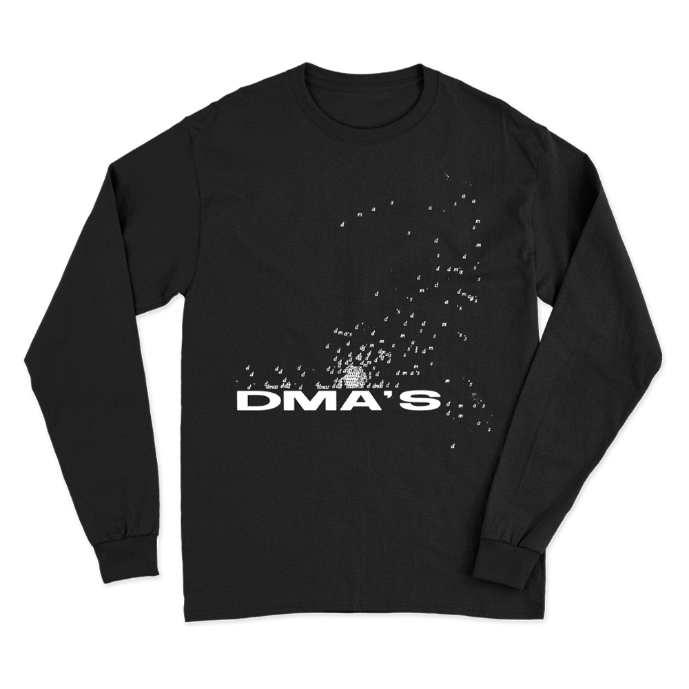 Exploding Logo Black Long Sleeve by DMA'S