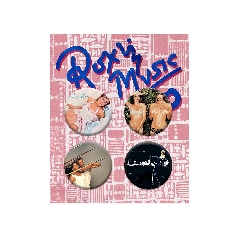 50th Anniversary Badge Set by Roxy Music