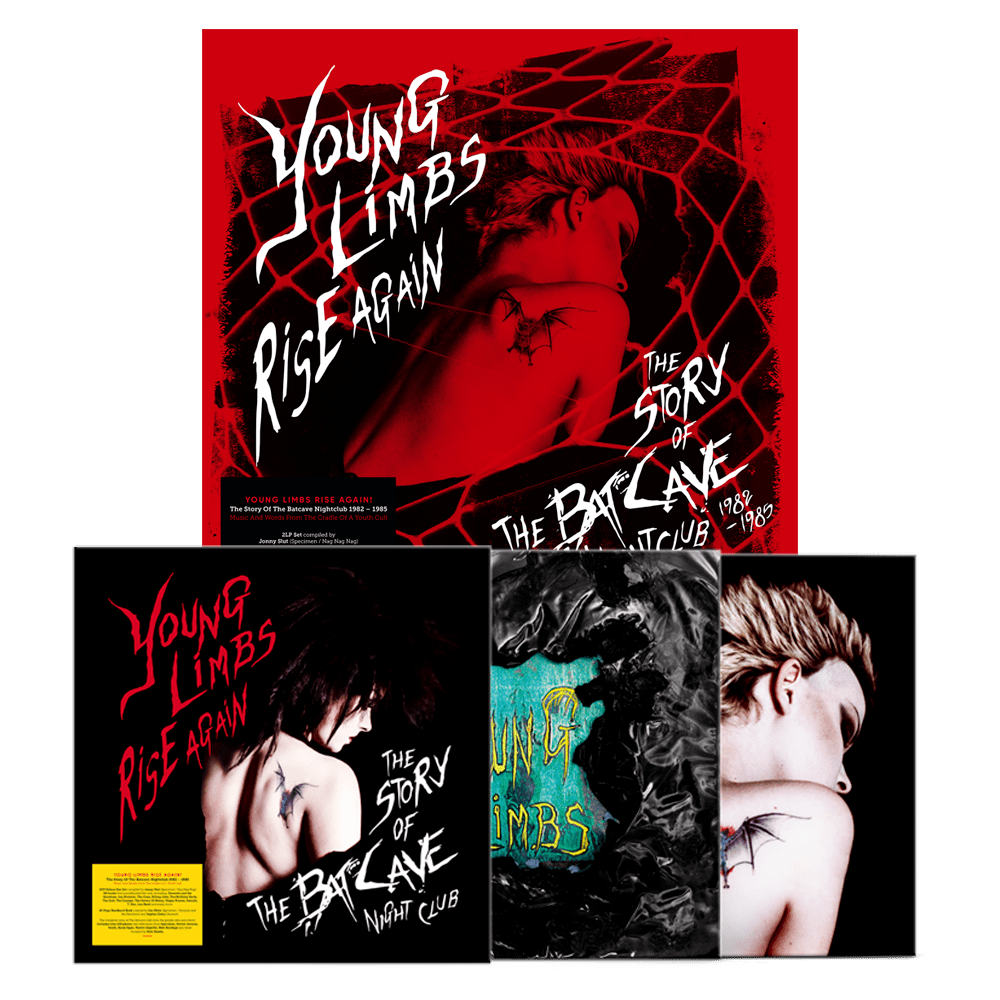 Young Limbs Rise Again - The Story Of The Batcave Nightclub 1982 - 1985 - 80 Page 5CD Hardback Book + 2LP Album (inc Signed Print) by Various Artists