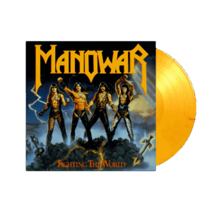 Fighting The World Flame Coloured Heavyweight Vinyl by Manowar