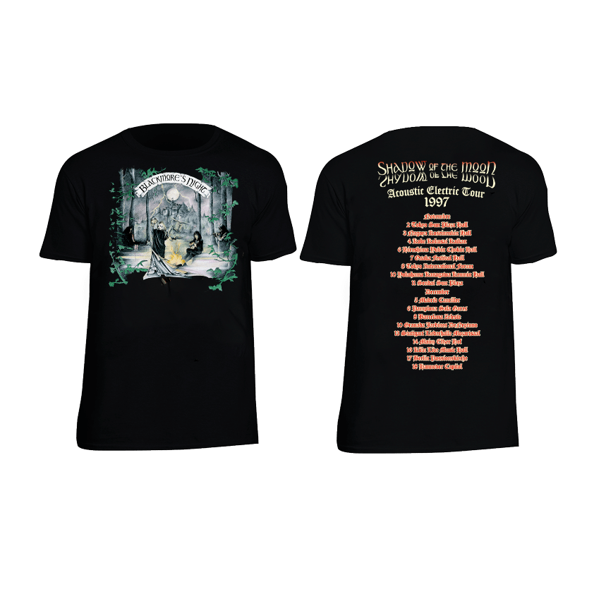 Shadow Of The Moon Acoustic Electric Tour 1997 T-Shirt Replica by Blackmore's Night