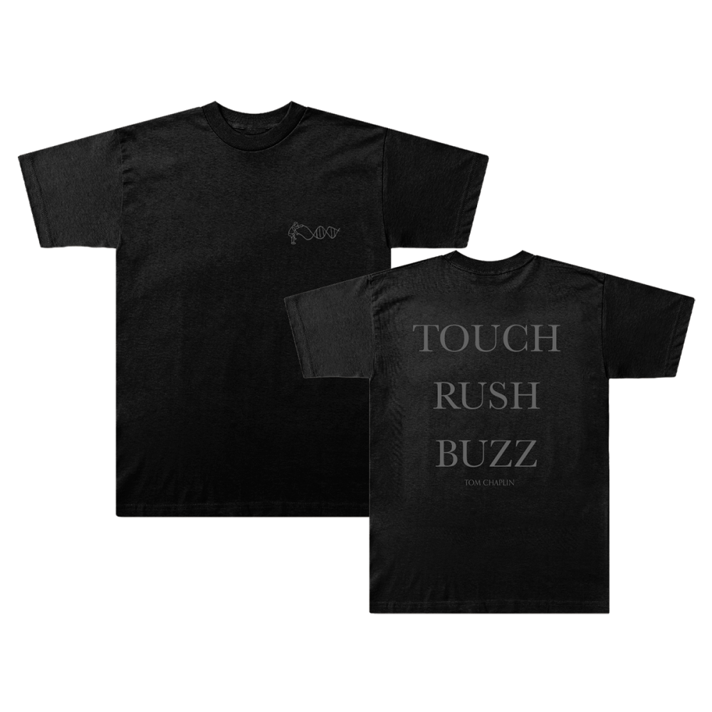 Black Touch Buzz Rush Tee by Tom Chaplin