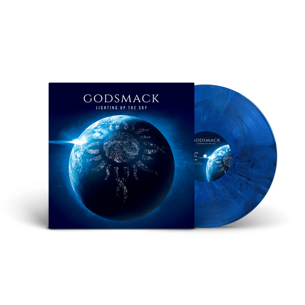 Lighting Up The Sky Blue Marble Vinyl by Godsmack