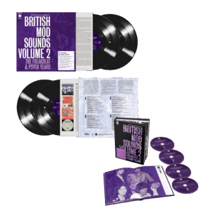 Eddie Piller Presents - British Mod Sounds of The 1960s Volume 2: The Freakbeat & Psych Years 4CD + 2LP by Various Artists