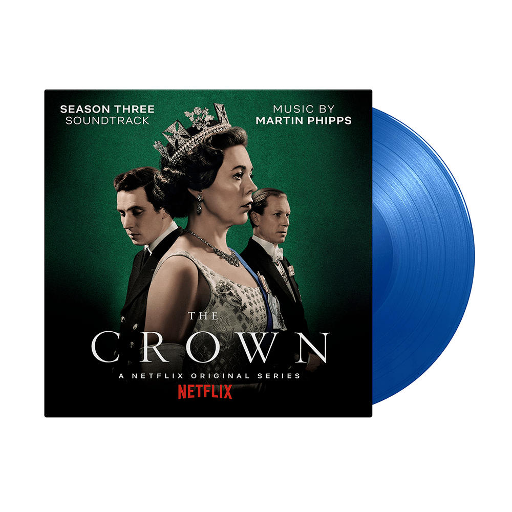 The Crown Season 3 Royal Blue Heavyweight Vinyl by Martin Phipps