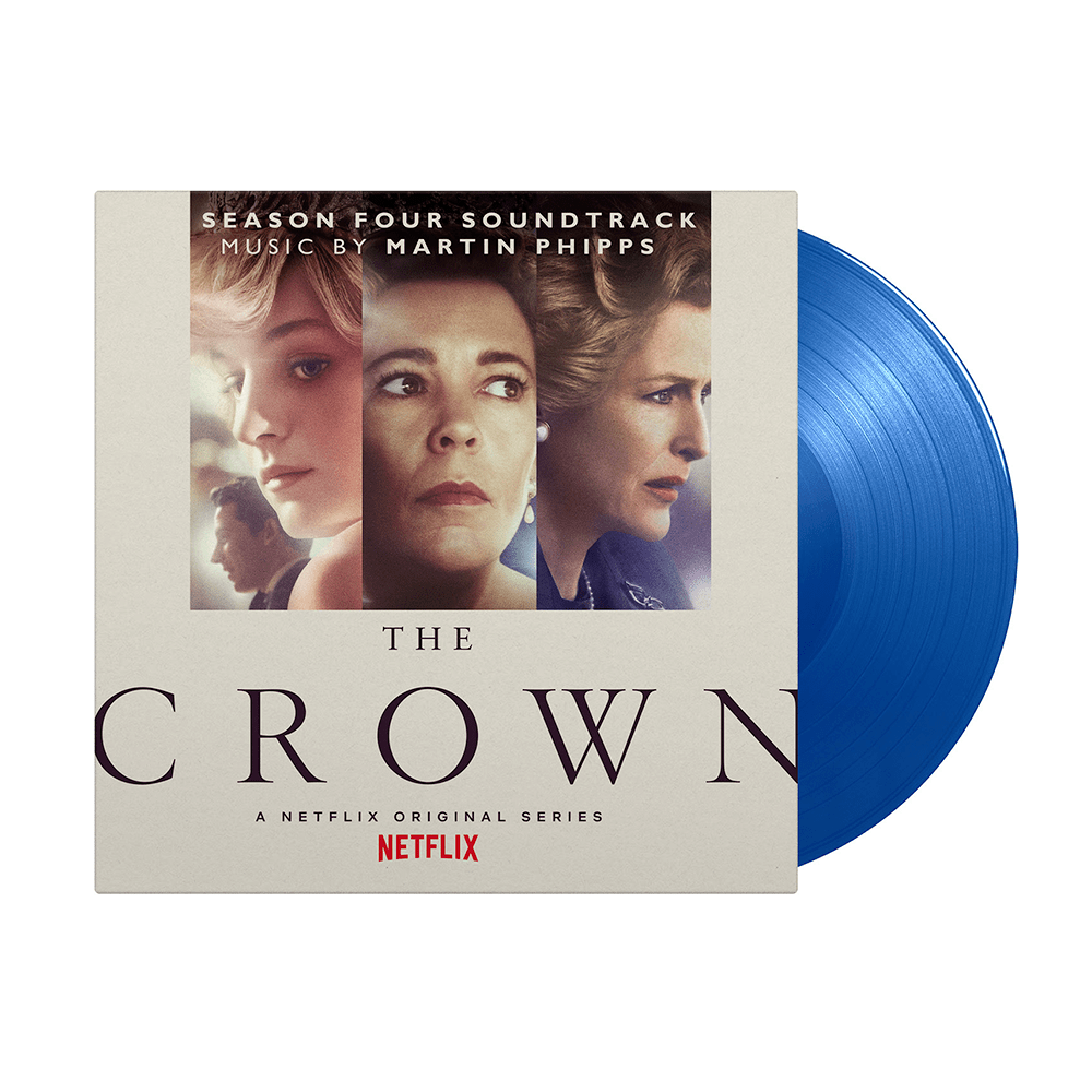 The Crown Season 4 Royal Blue Heavyweight Vinyl by Martin Phipps