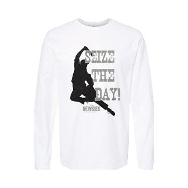 Unisex Sieze The Day Long Sleeve Tee by NEWSIES
