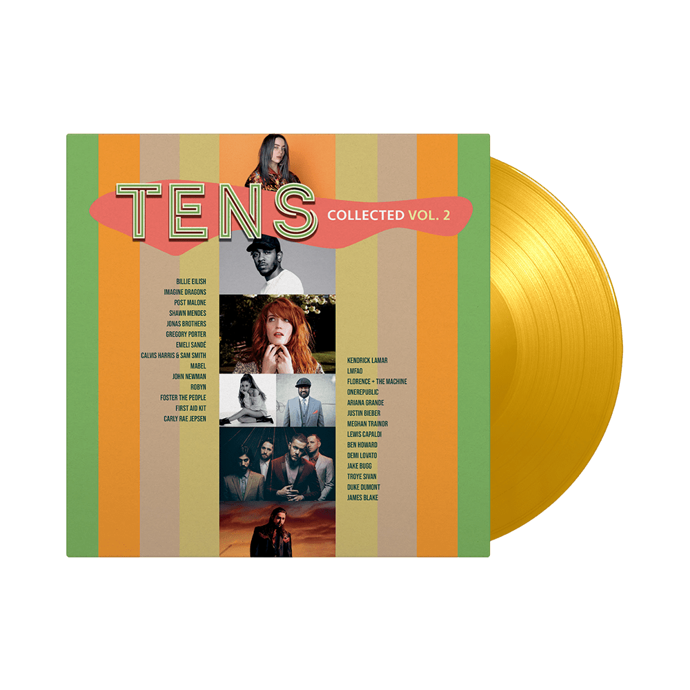 Tens Collected Vol.2 Yellow Double Heavyweight Vinyl by Various Artists