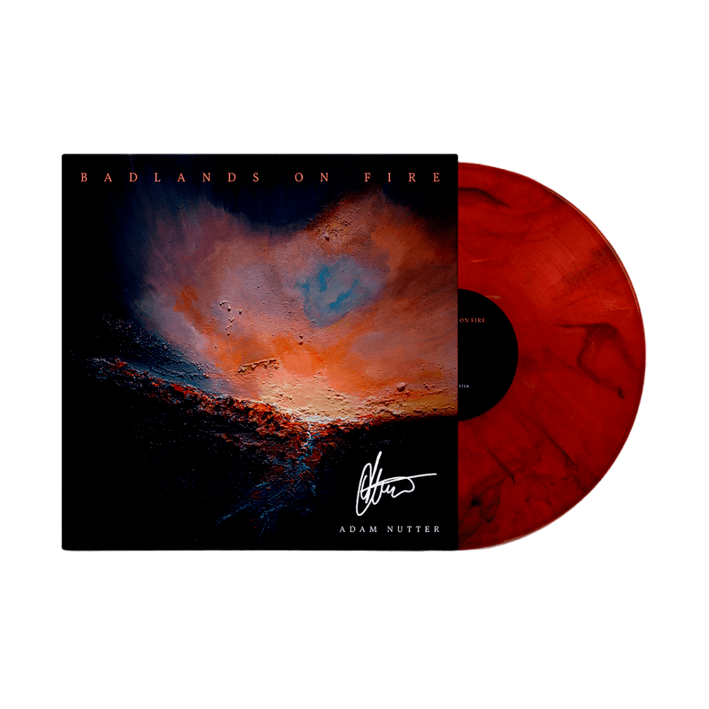 Badlands On Fire Signed Vinyl by Adam Nutter