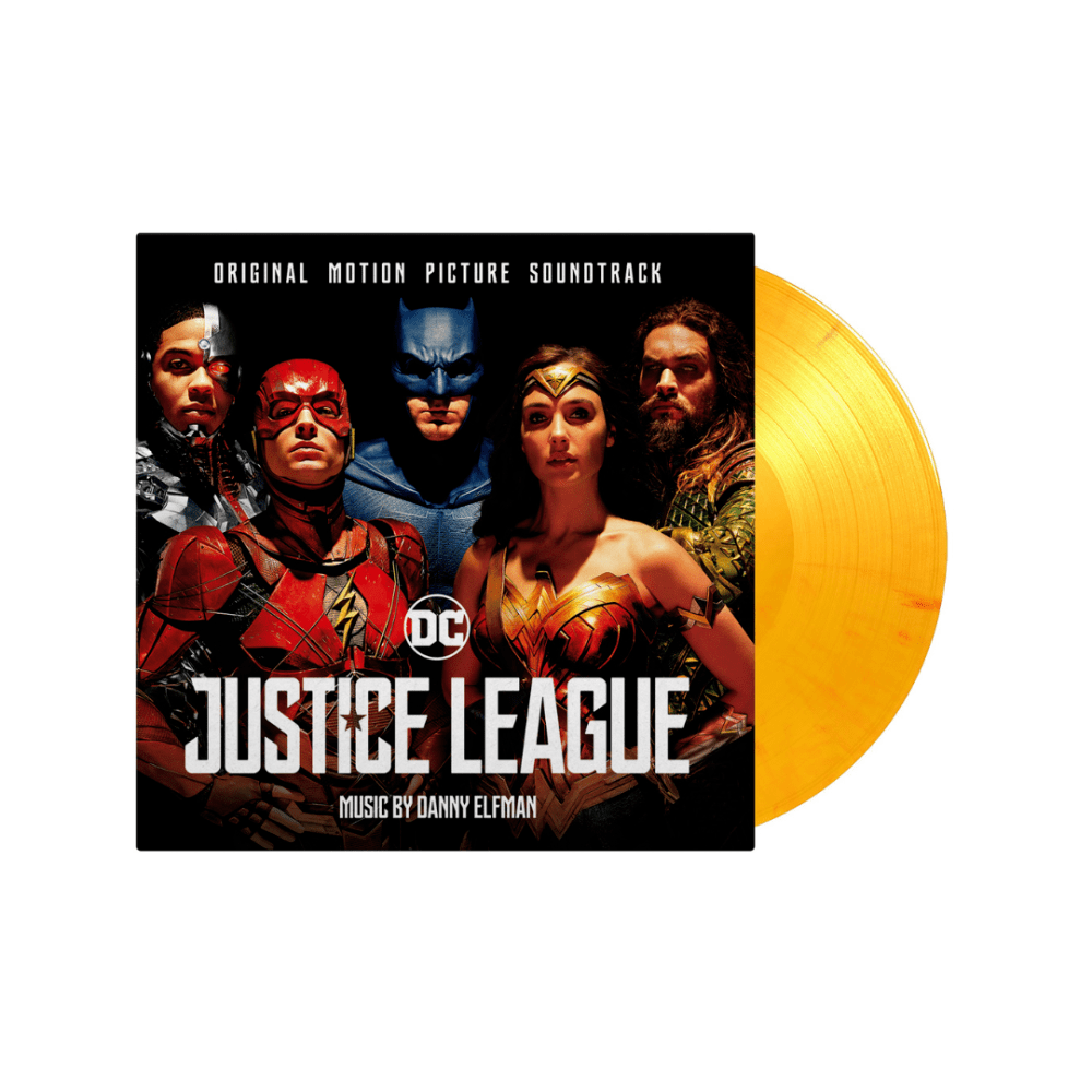 Justice League OST Flaming Coloured Double Heavyweight Vinyl by Danny Elfman